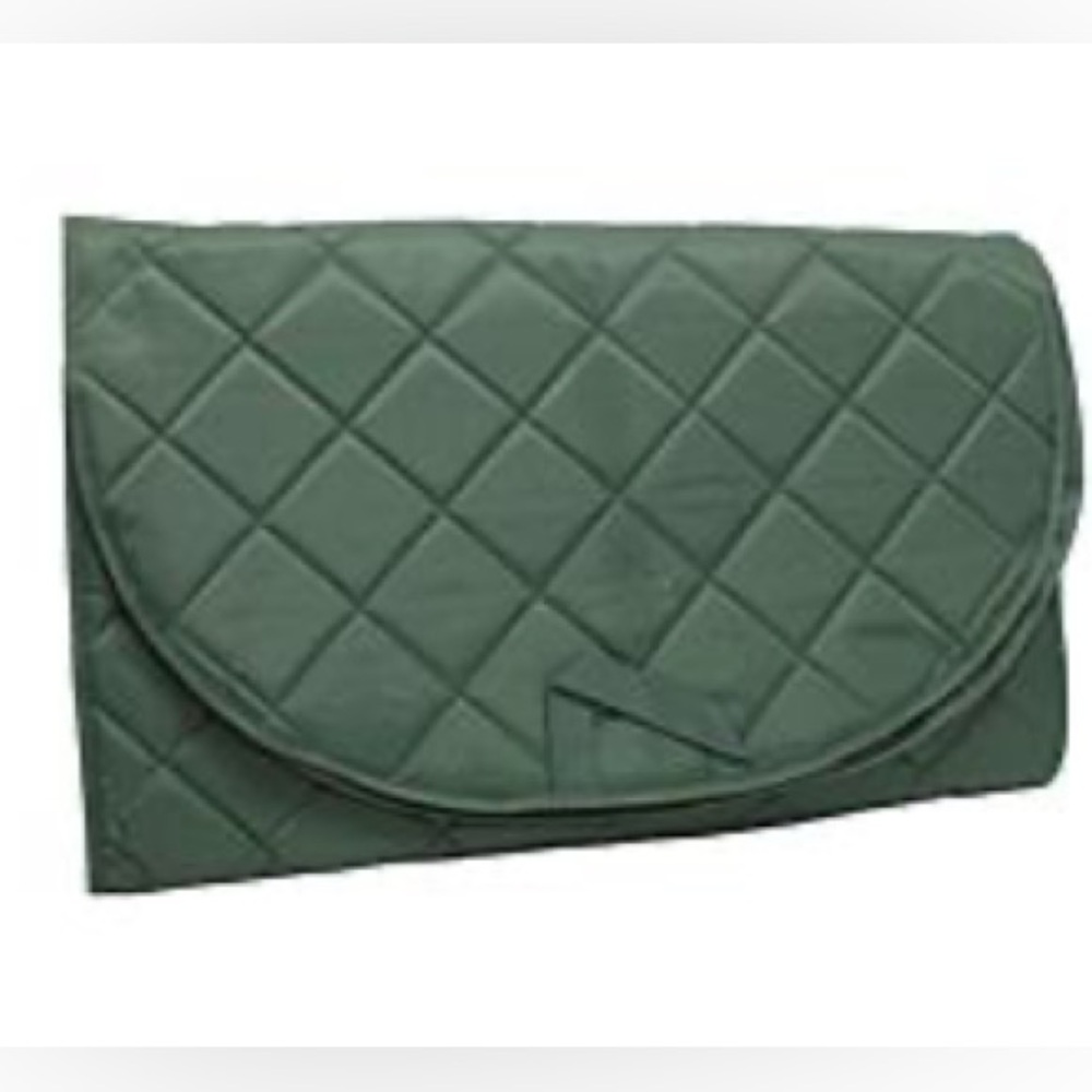 Samantha Brown Quilted Garment Bag olive green